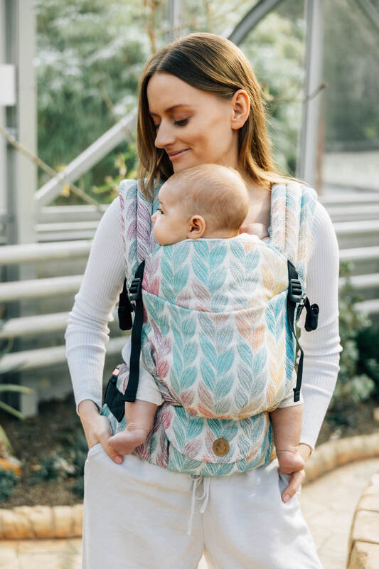 LennyLight Carrier, jacquard weave 100% cotton - TANGLED - PLAIT - Woven Baby Size - Standard   lenny_light    #