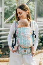 LennyLight Carrier, jacquard weave 100% cotton - TANGLED - PLAIT - Woven Baby Size - Standard   lenny_light    #