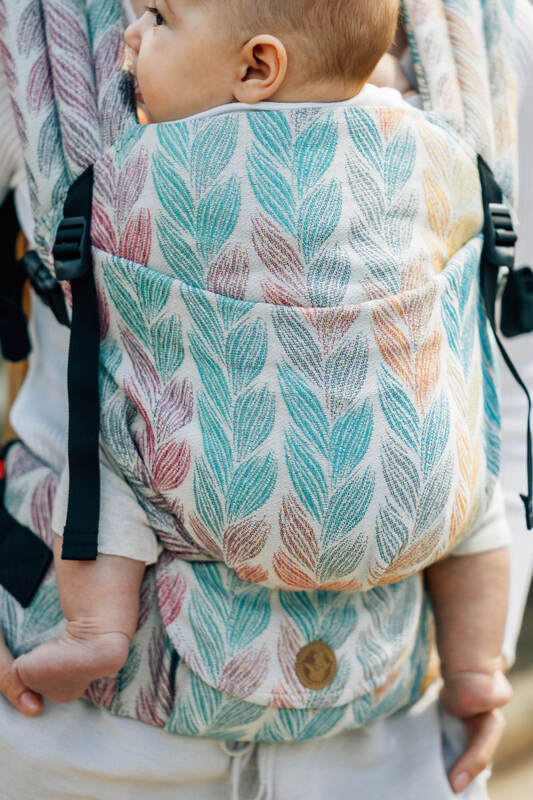 LennyLight Carrier, jacquard weave 100% cotton - TANGLED - PLAIT - Woven Baby Size - Standard   lenny_light    #