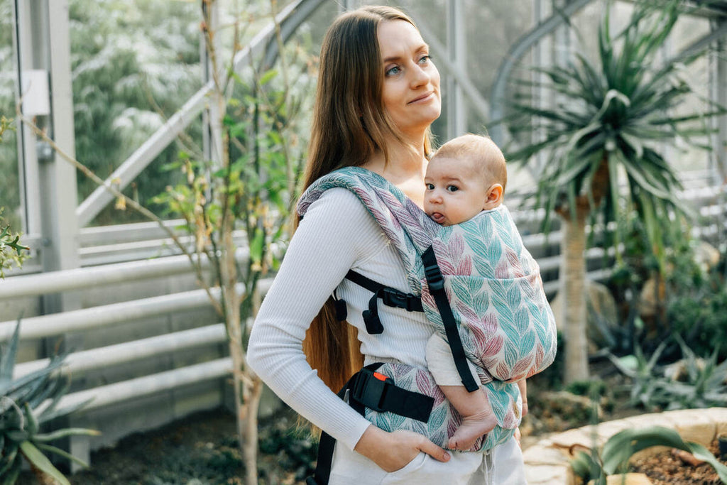 LennyLight Carrier, jacquard weave 100% cotton - TANGLED - PLAIT - Woven Baby Size - Standard   lenny_light    #