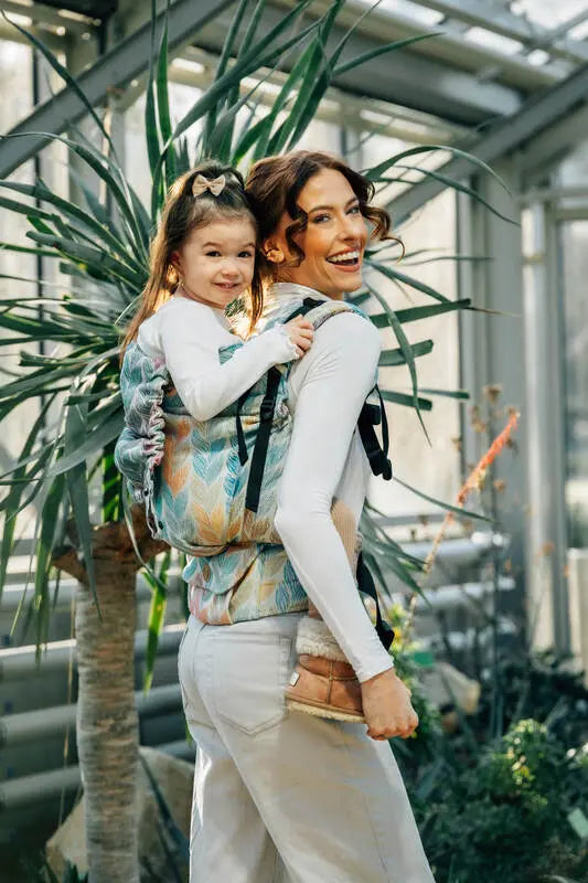 LennyPreschool Carrier, jacquard weave (100% cotton) - TANGLED - PLAIT - Woven Baby Size - Preschool   lenny_preschool    #