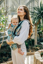 LennyUpGrade Carrier, jacquard weave 100% cotton - TANGLED - PLAIT - Woven Baby Size - Standard   lenny_upgrade    #