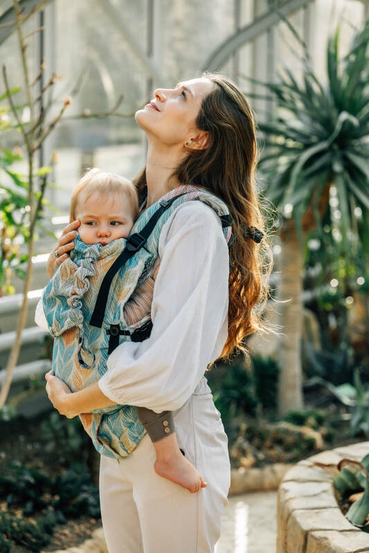 LennyUpGrade Carrier, jacquard weave 100% cotton - TANGLED - PLAIT - Woven Baby Size - Standard   lenny_upgrade    #