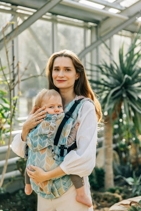 LennyUpGrade Carrier, jacquard weave 100% cotton - TANGLED - PLAIT - Woven Baby Size - Standard   lenny_upgrade    #