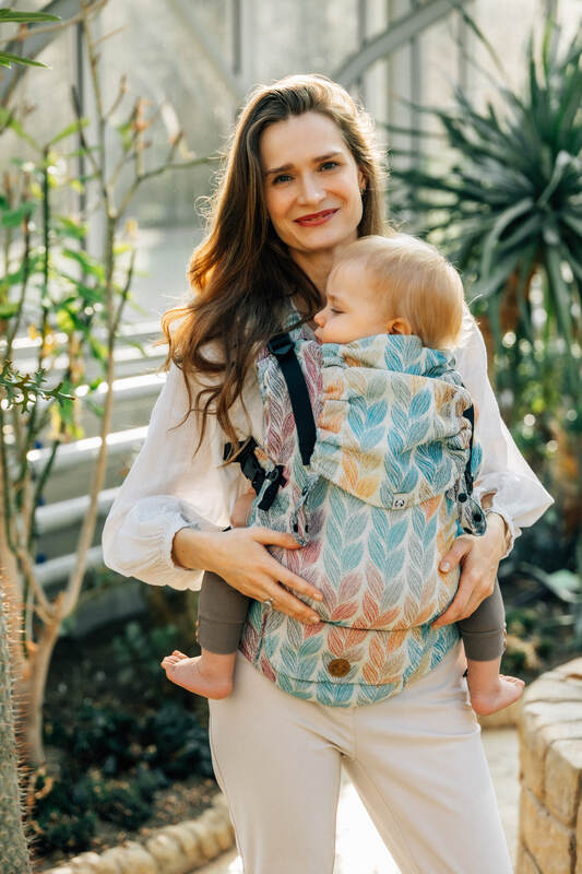 LennyUpGrade Carrier, jacquard weave 100% cotton - TANGLED - PLAIT - Woven Baby Size - Standard   lenny_upgrade    #