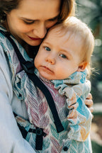 LennyUpGrade Carrier, jacquard weave 100% cotton - TANGLED - PLAIT - Woven Baby Size - Standard   lenny_upgrade    #