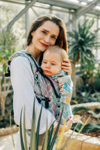 LennyUpGrade Carrier, jacquard weave 100% cotton - TANGLED - PLAIT - Woven Baby Size - Standard   lenny_upgrade    #