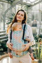 LennyUpGrade Carrier, jacquard weave 100% cotton - TANGLED - PLAIT - Woven Baby Size - Standard   lenny_upgrade    #
