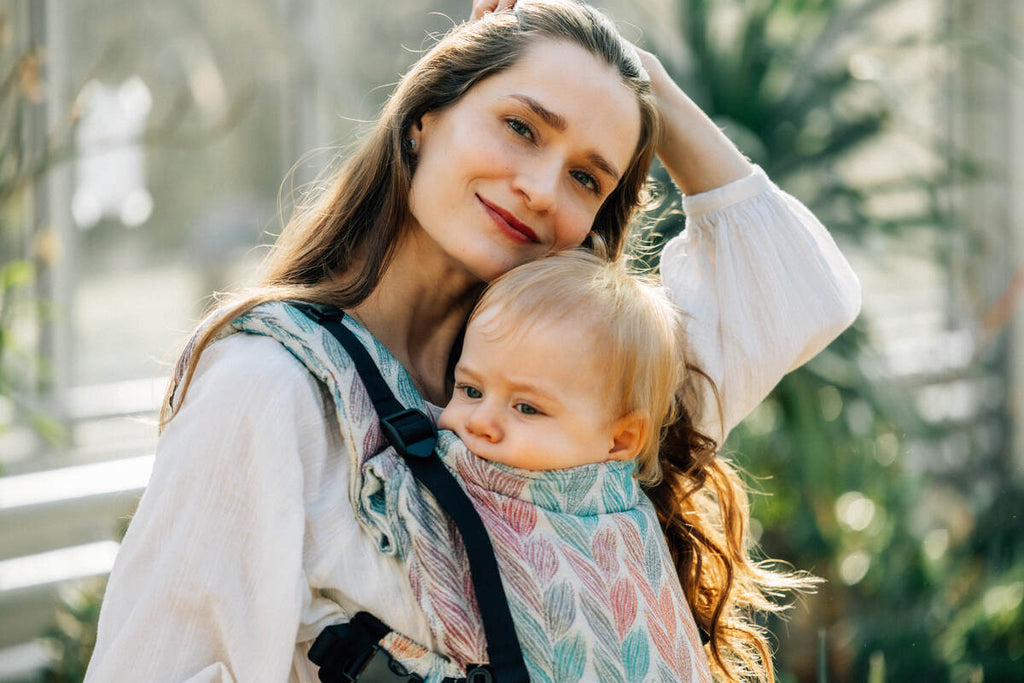 LennyUpGrade Carrier, jacquard weave 100% cotton - TANGLED - PLAIT - Woven Baby Size - Standard   lenny_upgrade    #
