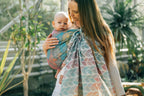 Ring Sling, Jacquard Weave (100% cotton), with gathered shoulder - TANGLED - PLAIT - standard 1.8m - Woven Baby Title - Default Title   ring_slings    #