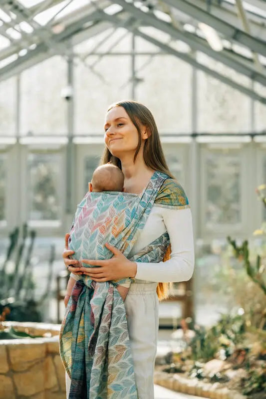 Baby Wrap, Jacquard Weave (100% cotton) - TANGLED - PLAIT - Woven Baby Size - S-Size - L-Size - M-Size - XL-Size - XS   long_woven_wraps    #