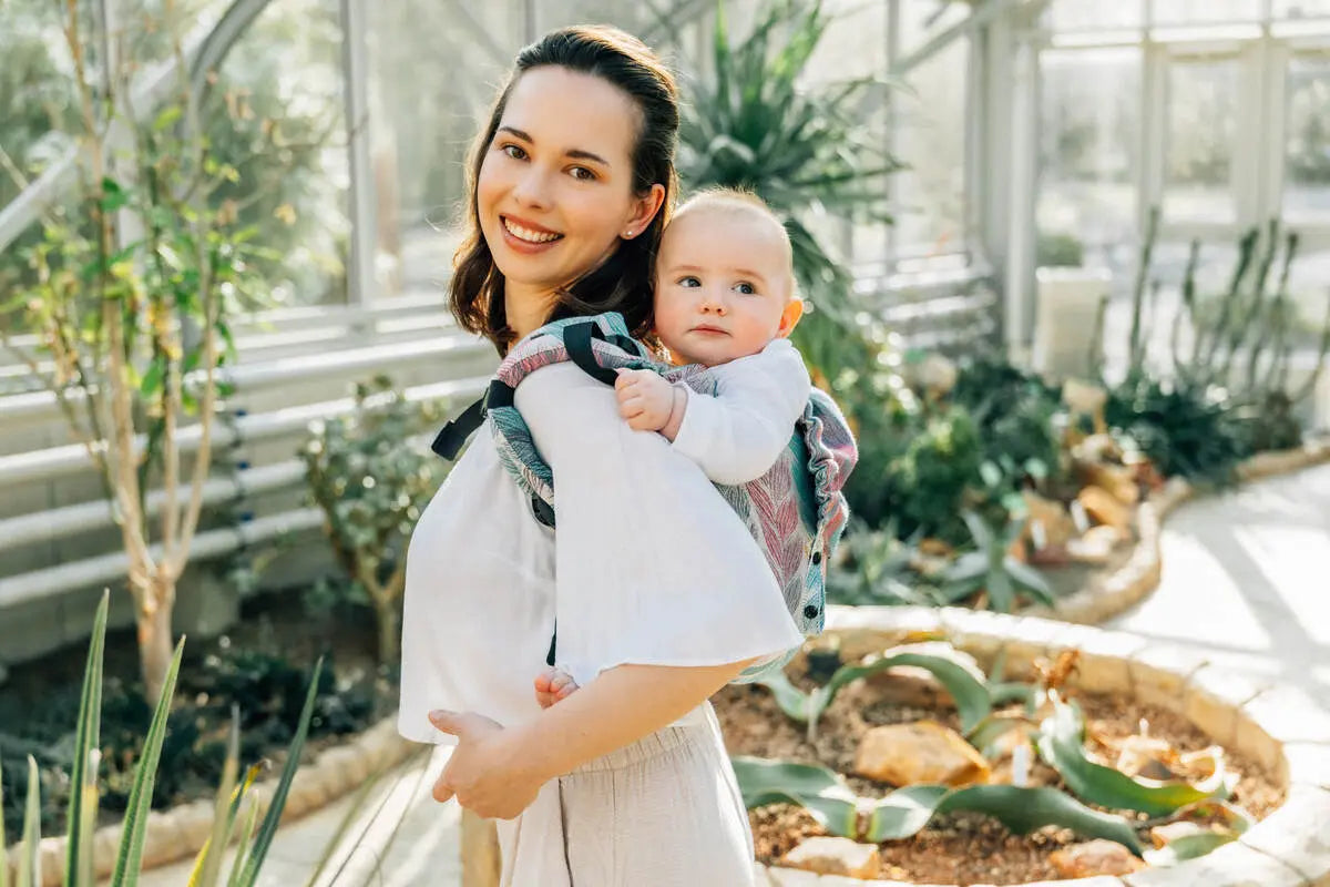 Lenny Buckle Onbuhimo PRO baby carrier, jacquard weave (100% cotton) - TANGLED - PLAIT - Woven Baby Size - Toddler-Size - Standard   buckle_onbu_pro_carriers    #