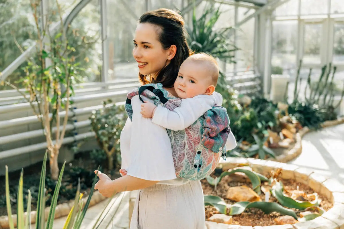Lenny Buckle Onbuhimo PRO baby carrier, jacquard weave (100% cotton) - TANGLED - PLAIT - Woven Baby Size - Toddler-Size - Standard   buckle_onbu_pro_carriers    #