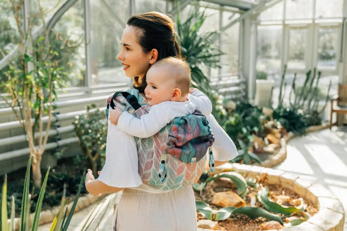 Lenny Buckle Onbuhimo PRO baby carrier, jacquard weave (100% cotton) - TANGLED - PLAIT - Woven Baby Size - Toddler-Size - Standard   buckle_onbu_pro_carriers    #