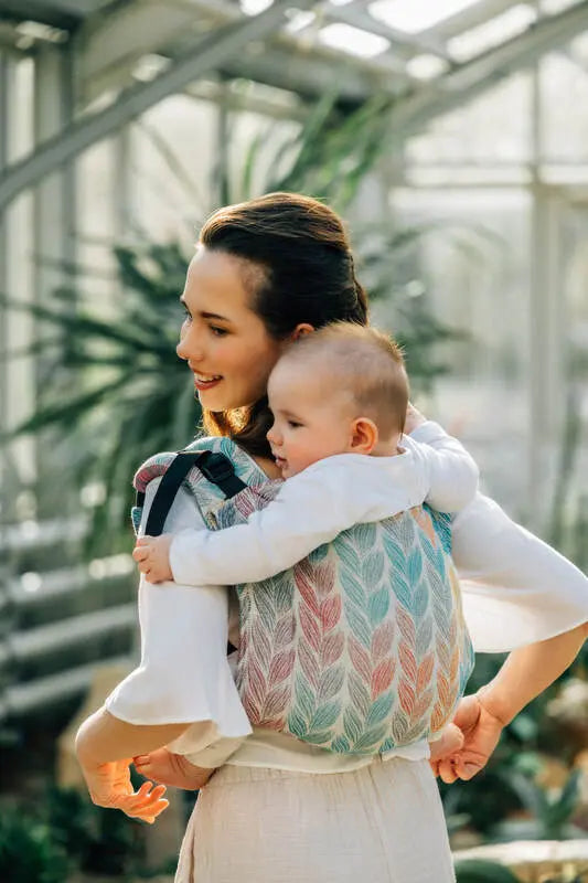 Lenny Buckle Onbuhimo PRO baby carrier, jacquard weave (100% cotton) - TANGLED - PLAIT - Woven Baby Standard   buckle_onbu_pro_carriers    #