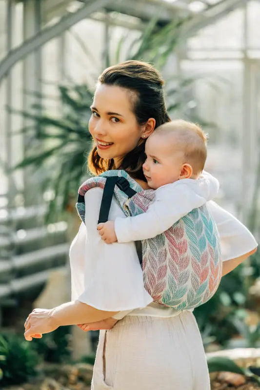 Lenny Buckle Onbuhimo PRO baby carrier, jacquard weave (100% cotton) - TANGLED - PLAIT - Woven Baby Standard   buckle_onbu_pro_carriers    #