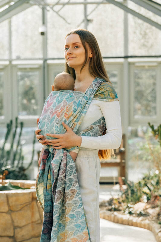 Baby Wrap, Jacquard Weave (100% cotton) - TANGLED - PLAIT