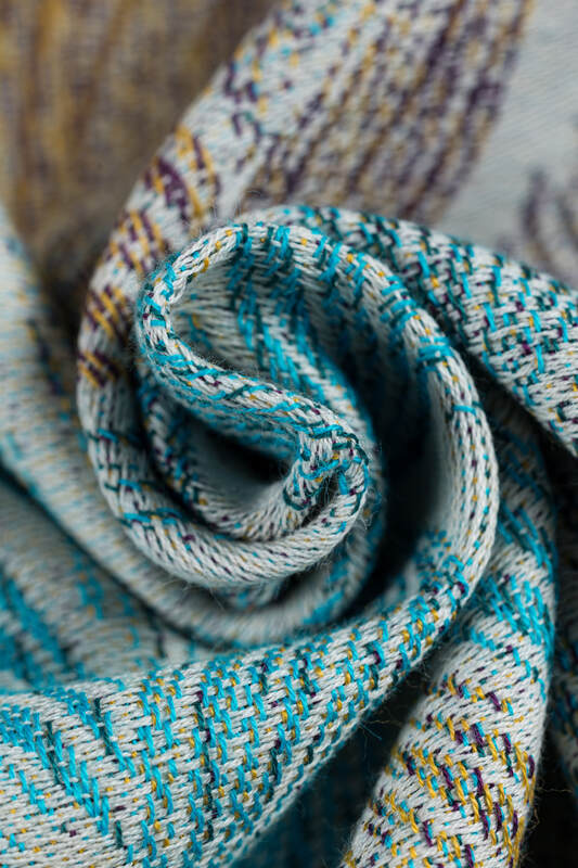 LennyLight Carrier, jacquard weave 100% cotton - TANGLED - PLAIT - Woven Baby Size - Standard   lenny_light    #