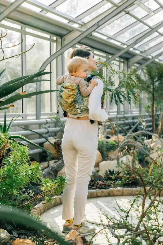 Lenny Buckle Onbuhimo PRO baby carrier, jacquard weave (100% cotton) - RAINFOREST - SELVA - Woven Baby Size - Standard-Size - Toddler   buckle_onbu_pro_carriers    #