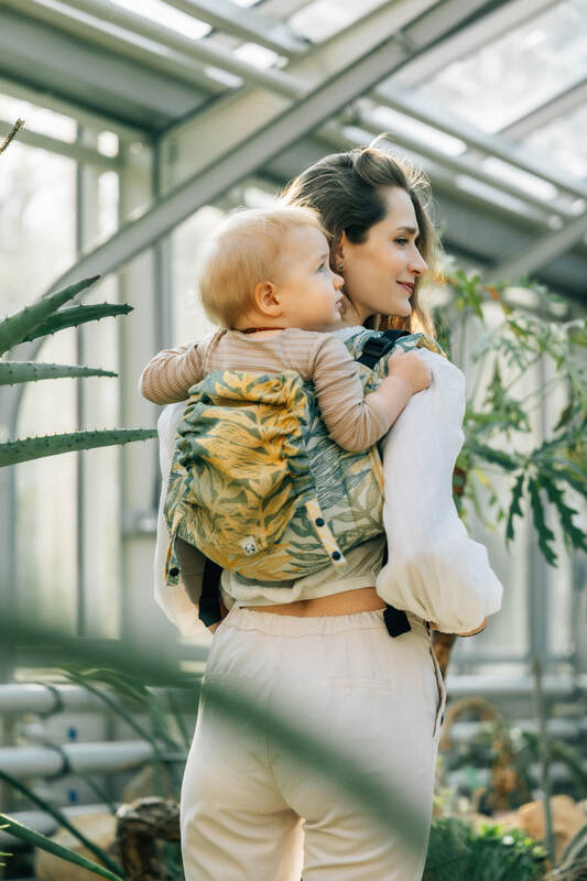 Lenny Buckle Onbuhimo PRO baby carrier, jacquard weave (100% cotton) - RAINFOREST - SELVA - Woven Baby Size - Standard-Size - Toddler   buckle_onbu_pro_carriers    #