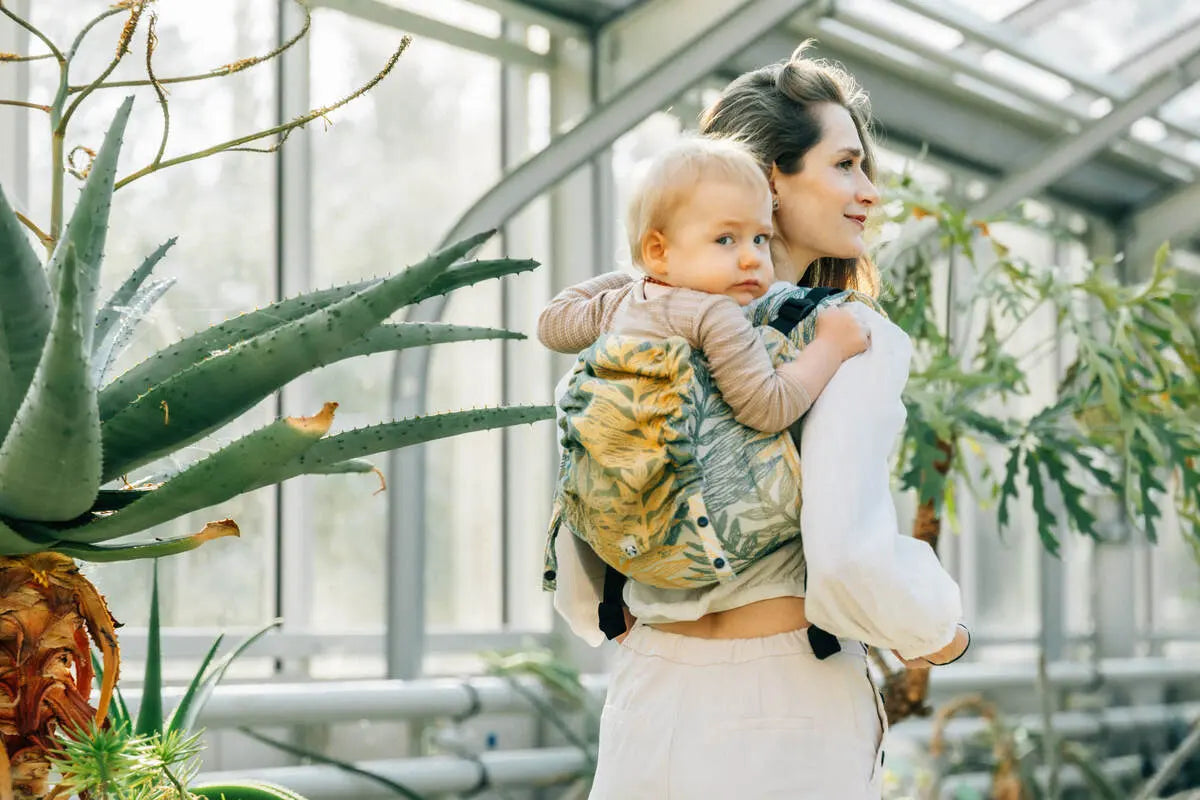 Lenny Buckle Onbuhimo PRO baby carrier, jacquard weave (100% cotton) - RAINFOREST - SELVA - Woven Baby Size - Standard-Size - Toddler   buckle_onbu_pro_carriers    #