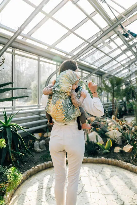 Lenny Buckle Onbuhimo PRO baby carrier, jacquard weave (100% cotton) - RAINFOREST - SELVA - Woven Baby Standard   buckle_onbu_pro_carriers    #
