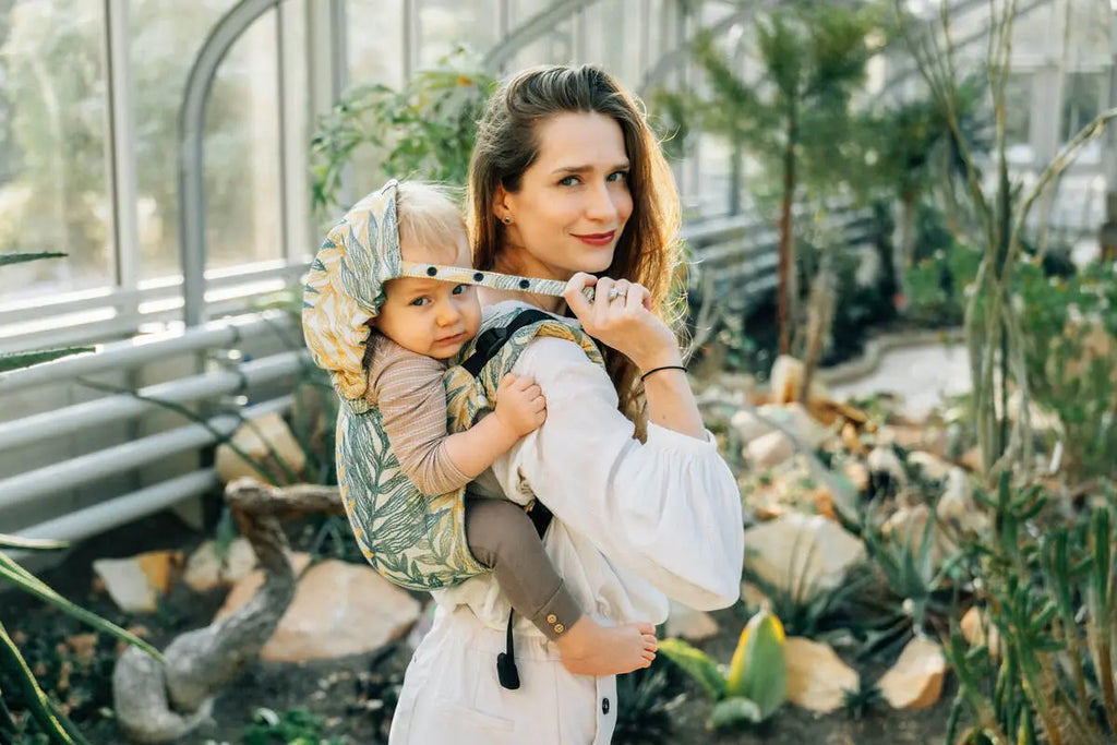 Lenny Buckle Onbuhimo PRO baby carrier, jacquard weave (100% cotton) - RAINFOREST - SELVA - Woven Baby Standard   buckle_onbu_pro_carriers    #