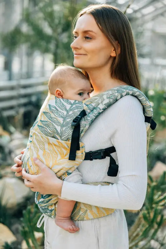 LennyLight Carrier, jacquard weave 100% cotton - RAINFOREST - SELVA - Woven Baby Size - Standard   lenny_light    #