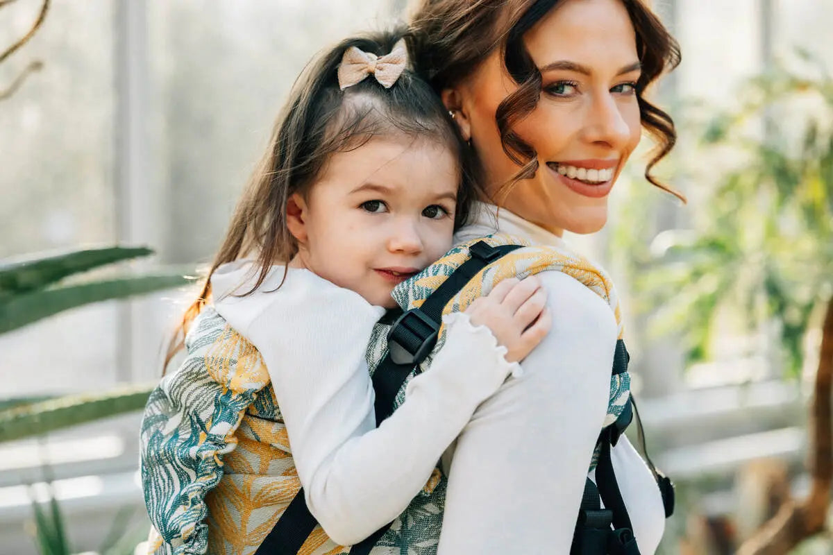 LennyPreschool Carrier, jacquard weave (100% cotton) - RAINFOREST - SELVA - Woven Baby Size - Preschool   lenny_preschool    #
