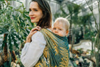 Baby Wrap, Jacquard Weave (100% cotton) - RAINFOREST - SELVA - Woven Baby Size - L-Size - M-Size - S-Size - XL-Size - XS   long_woven_wraps    #