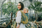 Baby Wrap, Jacquard Weave (100% cotton) - RAINFOREST - SELVA - Woven Baby Size - L-Size - M-Size - S-Size - XL-Size - XS   long_woven_wraps    #