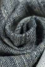 Baby Wrap, Jacquard Weave (68% cotton 16% linen 16% modal) - BIRDY - WHITE NOISE - Woven Baby XS - 4   long_woven_wraps    #