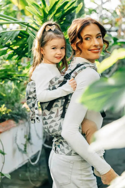 LennyPreschool Carrier, jacquard weave (77% cotton, 23% lyocell) - EAGLE ROCKS - HIKE - Woven Baby Preschool   lenny_preschool    #