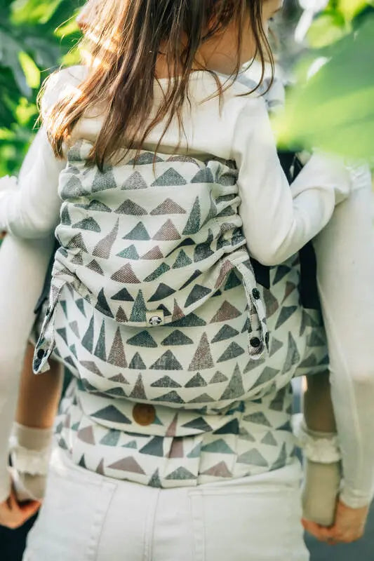 LennyPreschool Carrier, jacquard weave (77% cotton, 23% lyocell) - EAGLE ROCKS - HIKE - Woven Baby Preschool   lenny_preschool    #