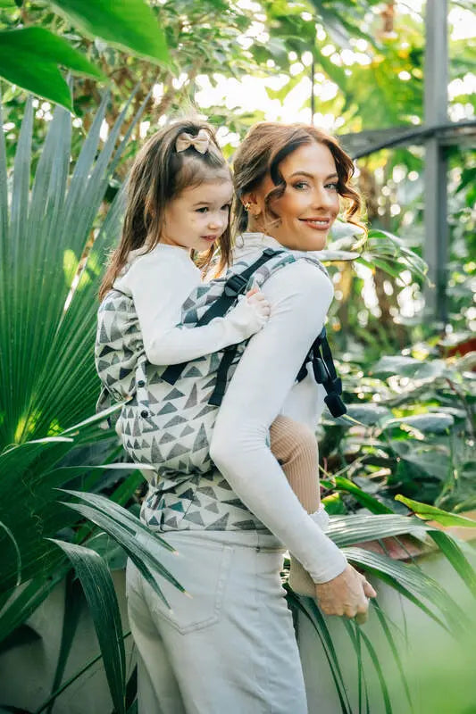 LennyPreschool Carrier, jacquard weave (77% cotton, 23% lyocell) - EAGLE ROCKS - HIKE - Woven Baby Preschool   lenny_preschool    #