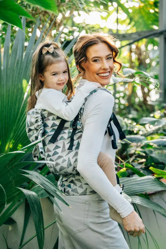 LennyPreschool Carrier, jacquard weave (77% cotton, 23% lyocell) - EAGLE ROCKS - HIKE - Woven Baby Preschool   lenny_preschool    #