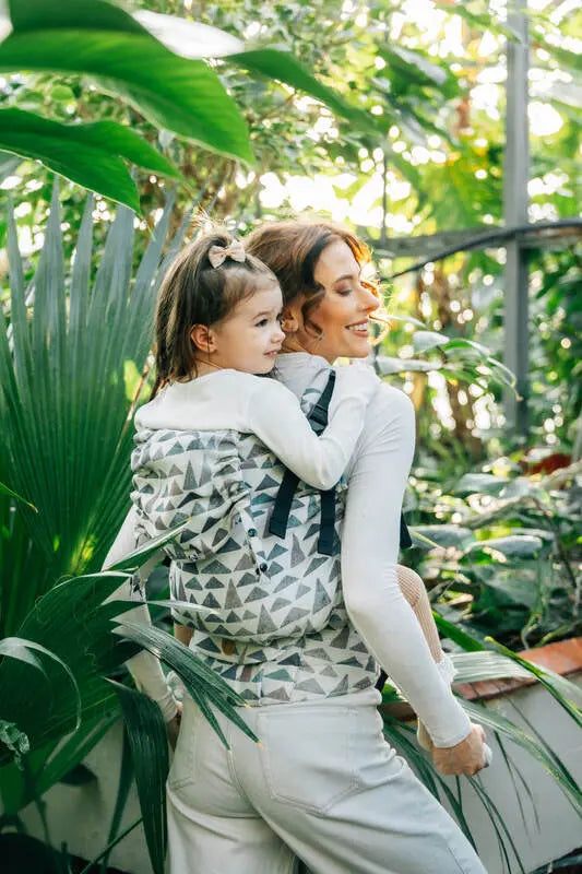 LennyPreschool Carrier, jacquard weave (77% cotton, 23% lyocell) - EAGLE ROCKS - HIKE - Woven Baby Preschool   lenny_preschool    #