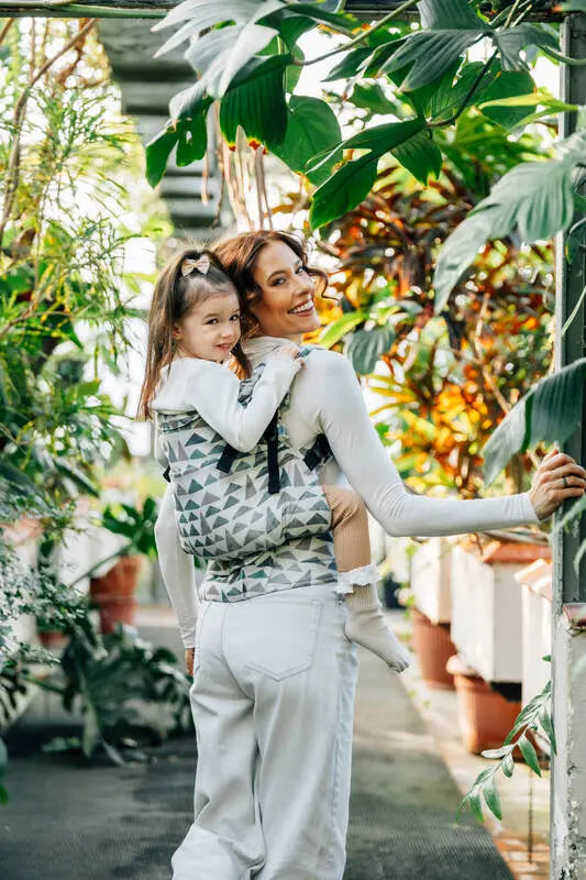 LennyPreschool Carrier, jacquard weave (77% cotton, 23% lyocell) - EAGLE ROCKS - HIKE - Woven Baby Preschool   lenny_preschool    #
