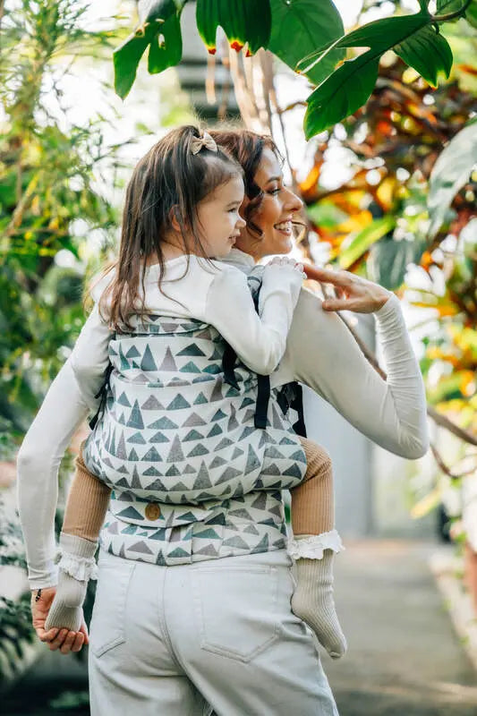 LennyPreschool Carrier, jacquard weave (77% cotton, 23% lyocell) - EAGLE ROCKS - HIKE - Woven Baby Preschool   lenny_preschool    #