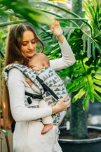 LennyLight Carrier, jacquard weave (77% cotton, 23% lyocell) - EAGLE ROCKS - HIKE - Woven Baby Standard   lenny_light    #