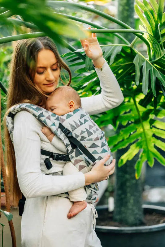 LennyLight Carrier, jacquard weave (77% cotton, 23% lyocell) - EAGLE ROCKS - HIKE - Woven Baby Standard   lenny_light    #