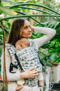 LennyLight Carrier, jacquard weave (77% cotton, 23% lyocell) - EAGLE ROCKS - HIKE - Woven Baby Standard   lenny_light    #