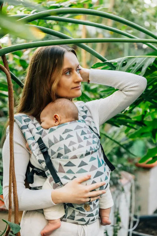 LennyLight Carrier, jacquard weave (77% cotton, 23% lyocell) - EAGLE ROCKS - HIKE - Woven Baby Standard   lenny_light    #