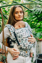 LennyLight Carrier, jacquard weave (77% cotton, 23% lyocell) - EAGLE ROCKS - HIKE - Woven Baby Standard   lenny_light    #