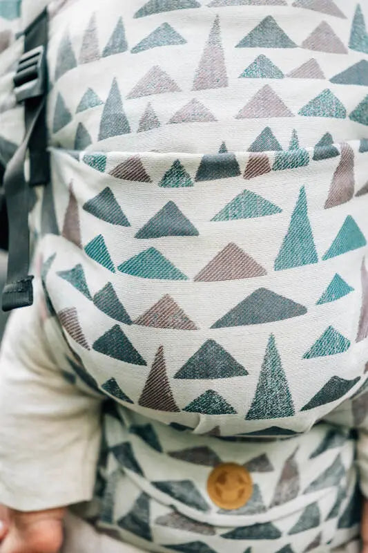LennyLight Carrier, jacquard weave (77% cotton, 23% lyocell) - EAGLE ROCKS - HIKE - Woven Baby Standard   lenny_light    #