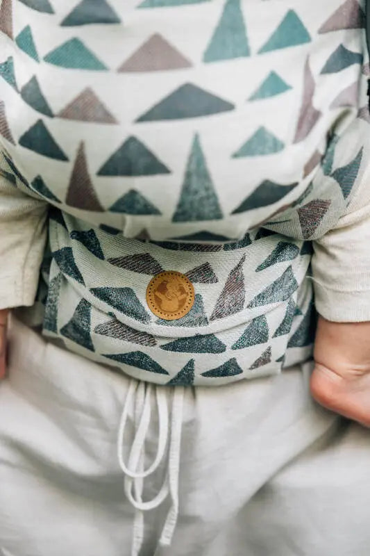 LennyLight Carrier, jacquard weave (77% cotton, 23% lyocell) - EAGLE ROCKS - HIKE - Woven Baby Standard   lenny_light    #