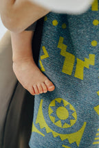 Baby Wrap, Jacquard Weave (37% combed cotton, 28% merino wool, 23% noil silk, 8% mulberry silk, 4% cashmere) - EXPERIMENT no. 32 - Woven Baby M - 6   long_woven_wraps    #