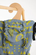 LennyPreschool Carrier, jacquard weave (37% combed cotton, 28% merino wool, 23% noil silk, 8% mulberry silk, 4% cashmere) - EXPERIMENT no. 32 - Woven Baby Preschool   lenny_preschool    #