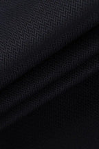 Ring Sling, Herringbone Weave (100% cotton) - with gathered shoulder - LITTLE HERRINGBONE EBONY BLACK - standard 1.8m - Woven Baby    ring_slings    #