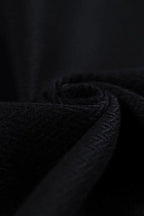 Baby Sling, Herringbone Weave (100% cotton) - LITTLE HERRINGBONE EBONY BLACK (grade B) - Woven Baby M - 6   long_woven_wraps    #